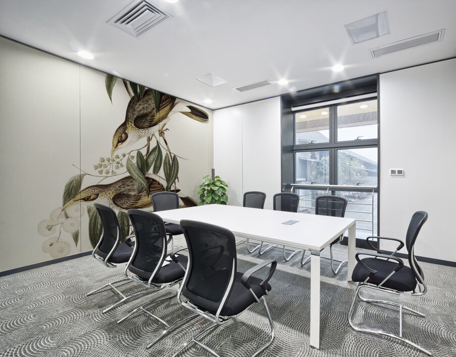 Luteous Honey-eater Myzantha lutea illustrated by Elizabeth Gould 1804–1841 for John Gould’s 1804-1881 Birds of Australia  Wall Printing