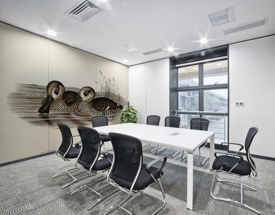 Membranaceous Duck Malacorhynchus membranaceus illustrated by Elizabeth Gould 1804–1841 for John Gould’s 1804-1881 Birds of Australia  Wall Printing