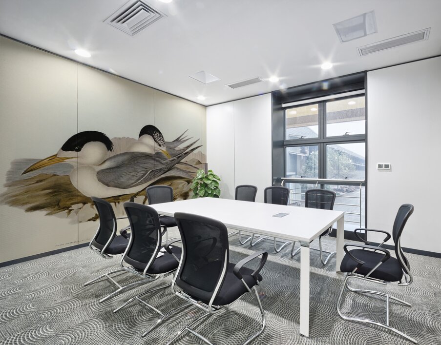 Torres Straits Tern Thalasseus Pelecanoides illustrated by Elizabeth Gould 1804–1841 for John Gould’s 1804-1881 Birds of Australia  Wall Printing