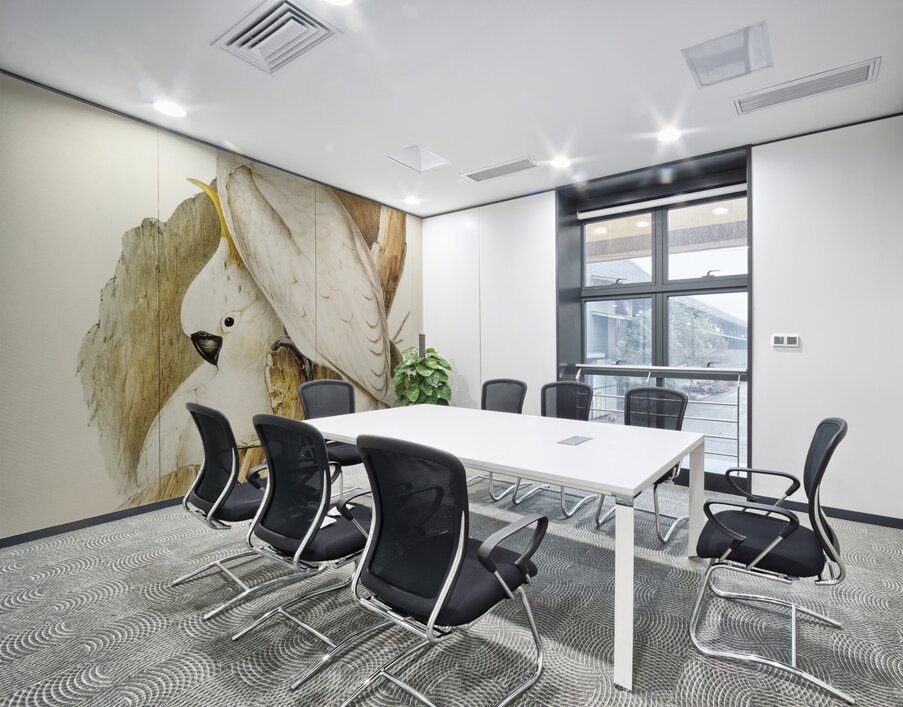 Crested Cockatoo Cacatua galerita illustrated by Elizabeth Gould 1804–1841 for John Gould’s 1804-1881 Birds of Australia  Wall Printing