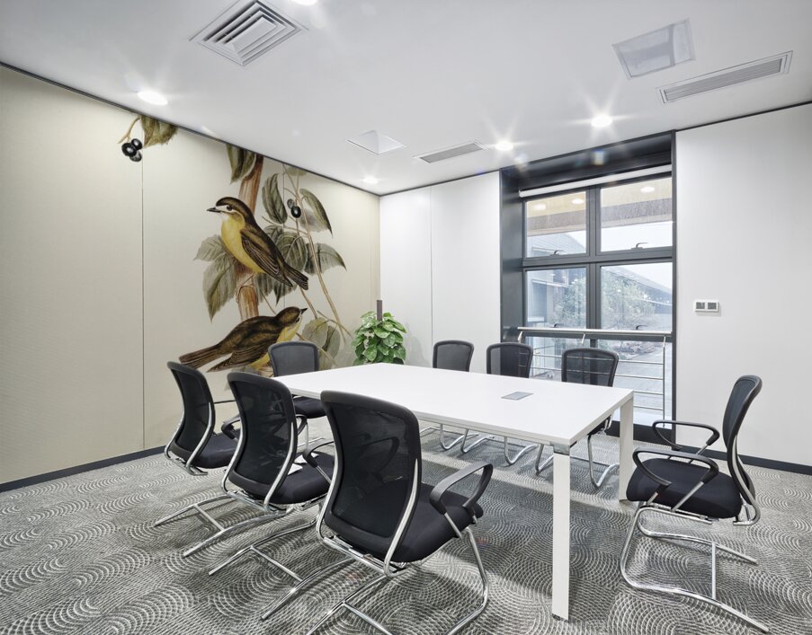 Large-headed Robin Eopsaltria capito illustrated by Elizabeth Gould 1804–1841 for John Gould’s 1804-1881 Birds of Australia  Wall Printing