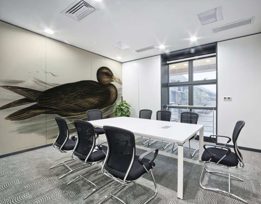 Giant Petrel Procellaria gigantea illustrated by Elizabeth Gould 1804–1841 for John Gould’s 1804-1881 Birds of Australia  Wall Printing