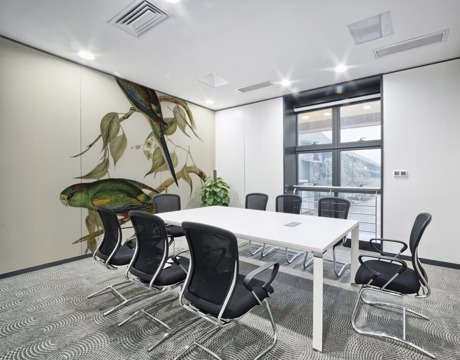 Many-coloured Parakeet Psephotus multicolor illustrated by Elizabeth Gould 1804–1841 for John Gould’s 1804-1881 Birds of Australia  Wall Printing