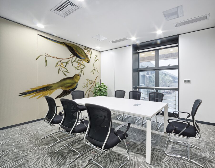 Elegant Grass-Parakeet Euphema elegans illustrated by Elizabeth Gould 1804–1841 for John Gould’s 1804-1881 Birds of Australia  Wall Printing