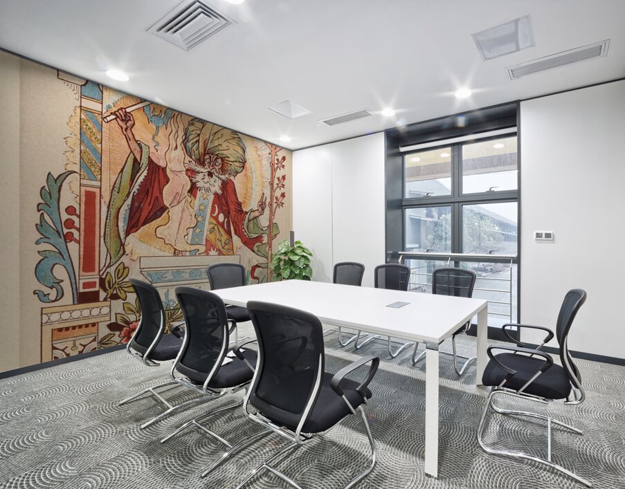 Magicien oriental Illustration by Eugène Samuel Grasset Wall Printing