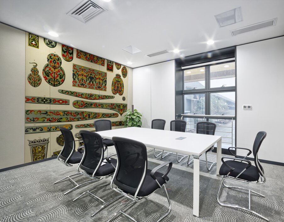 16th Century pattern. 1888 edition Lornement Polychrome by Albert Racine 1825–1893. Wall Printing