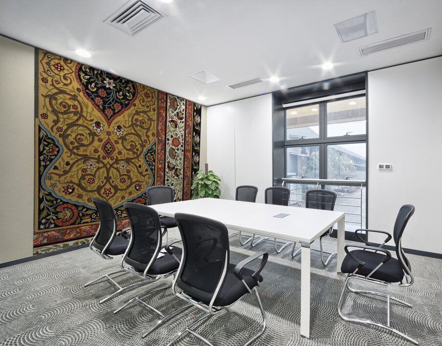 Persian pattern. 1888 edition Lornement Polychrome by Albert Racine 1825–1893. Wall Printing