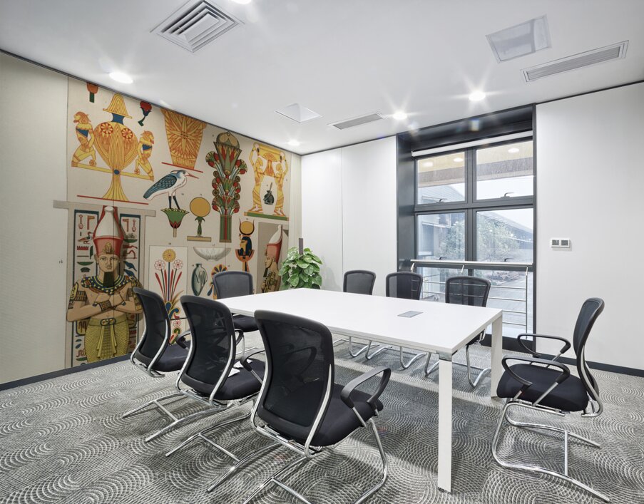 Egyptian pattern Lornement Polychrome 1888 by Albert Racinet 1825-1893. 1888 edition. Wall Printing