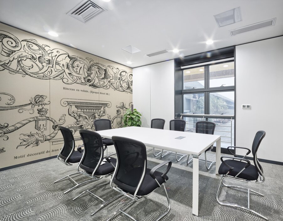 Renaissance ornamental designs. 1888 edition Lornement Polychrome by Albert Racine 1825–1893. Wall Printing