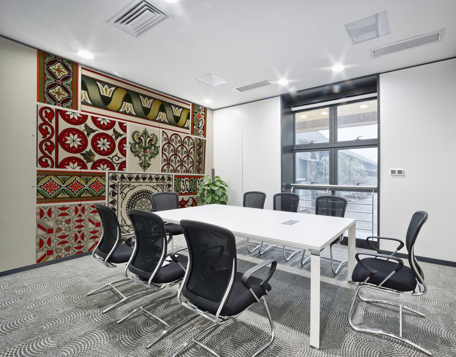 Middle-Ages pattern. 1888 edition Lornement Polychrome by Albert Racine 1825–1893. Wall Printing