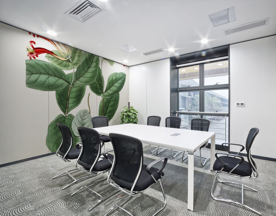 The north-west honeysuckle from Edwards Botanical Register 1829-1847  by Sydenham Edwards John Lindley and James Ridgway. Wall Printing