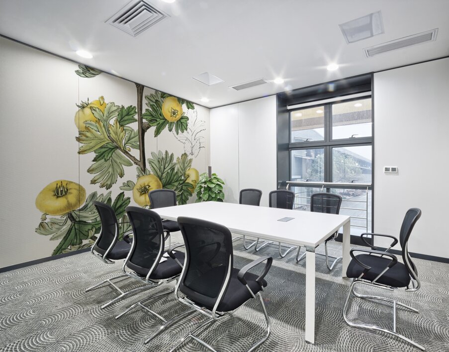 Tansy-leaved hawthorn from Edwards Botanical Register 1829-1847  by Sydenham Edwards John Lindley and James Ridgway. Wall Printing