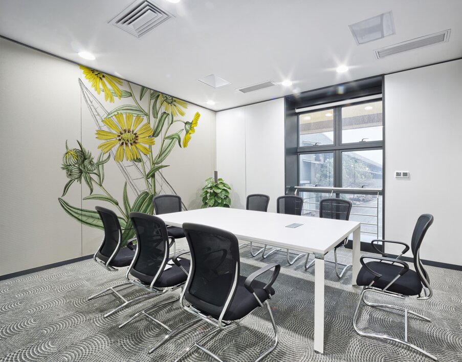 Elegant madia from Edwards Botanical Register 1829-1847  by Sydenham Edwards John Lindley and James Ridgway. Wall Printing