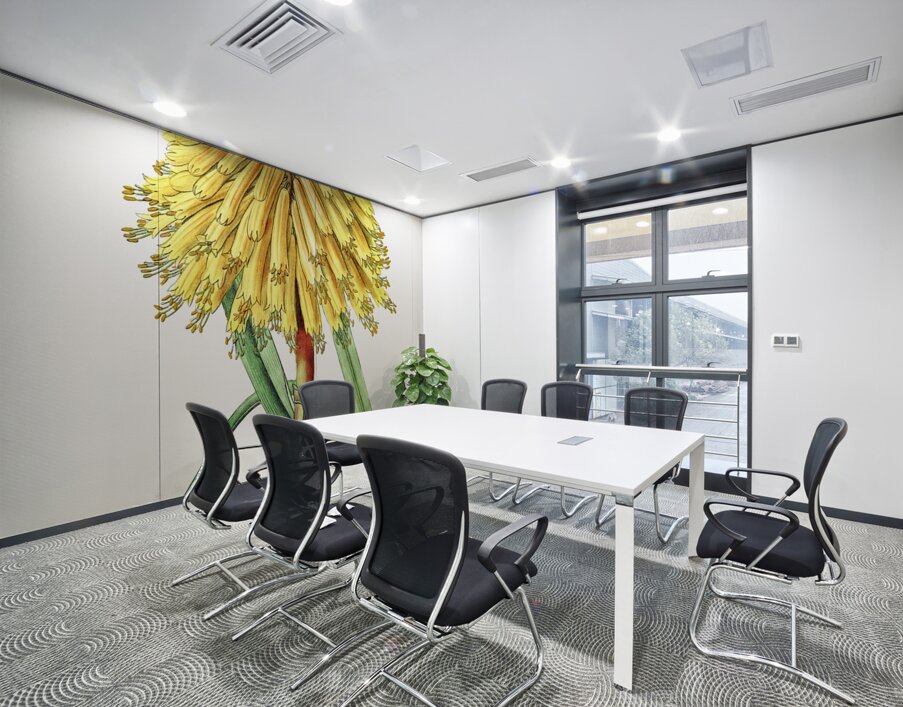 Burchells tritoma from Edwards Botanical Register 1829-1847  by Sydenham Edwards John Lindley and James Ridgway. Wall Printing