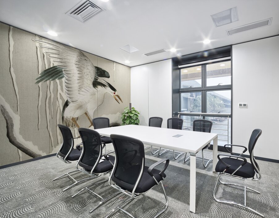 Emerge on snowy branch 1900 - 1930 by Ohara Koson 1877-1945. Wall Printing