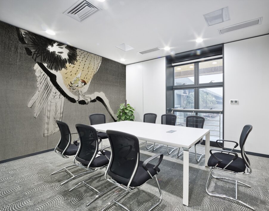 Hawk with sparrow 1900 - 1930 by Ohara Koson 1877-1945. Wall Printing