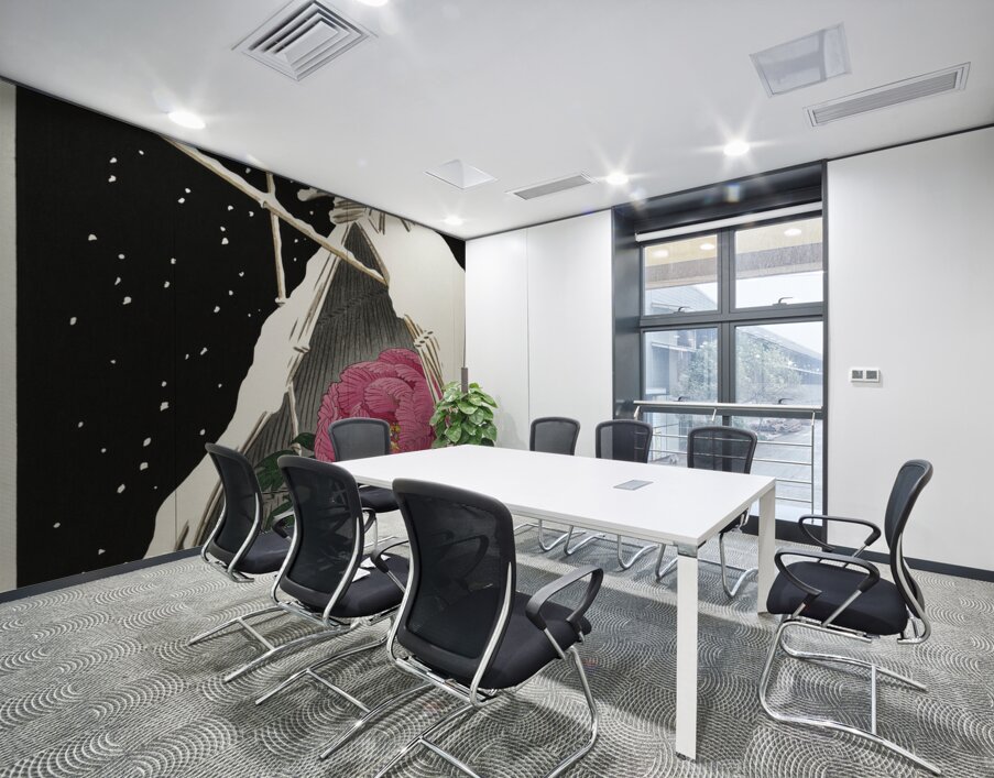 Siberian bluechat next to a peony 1925 - 1936 by Ohara Koson 1877-1945. Wall Printing