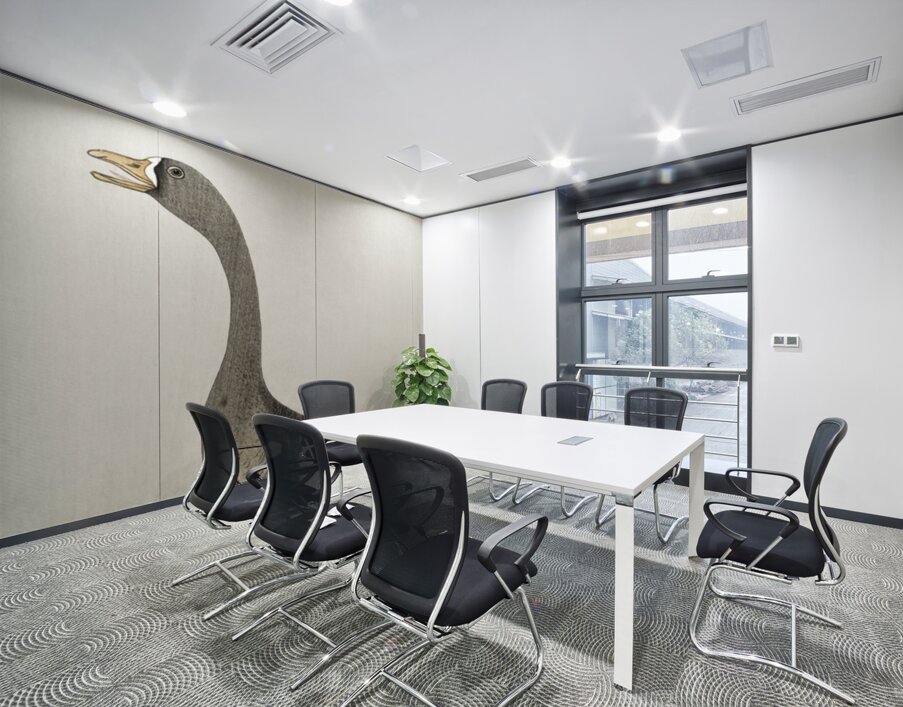 Two geese 1900 - 1910 by Ohara Koson 1877-1945. Wall Printing