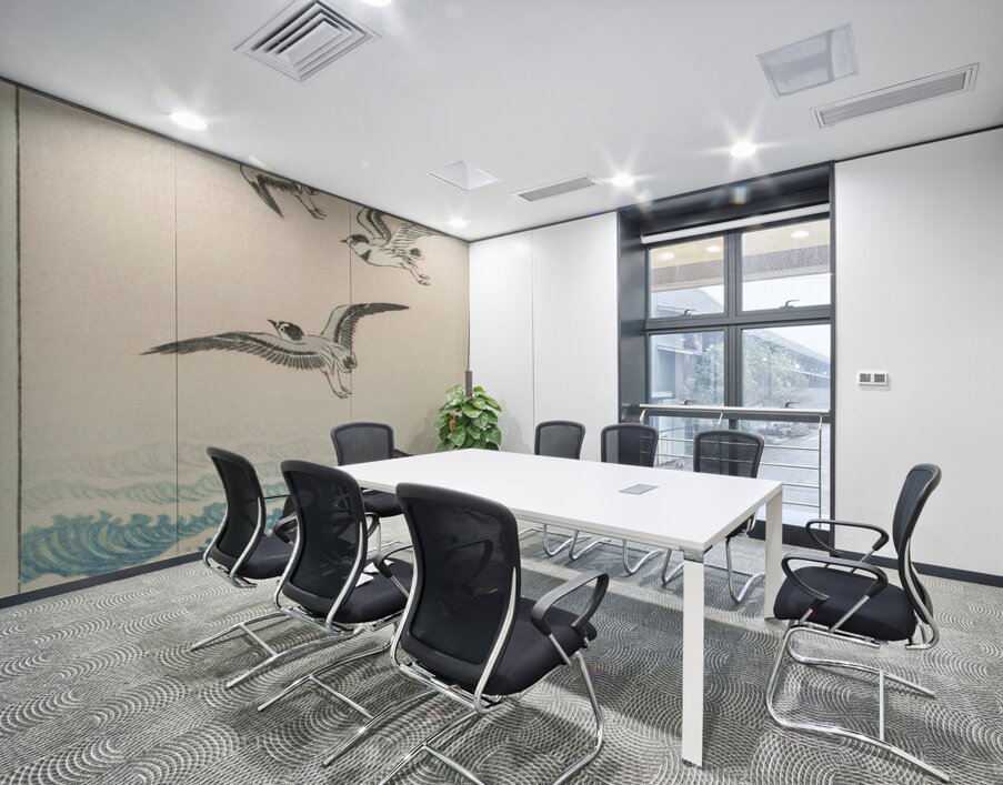 Five seagulls above the sea 1900 - 1945 by Ohara Koson 1877-1945. Wall Printing