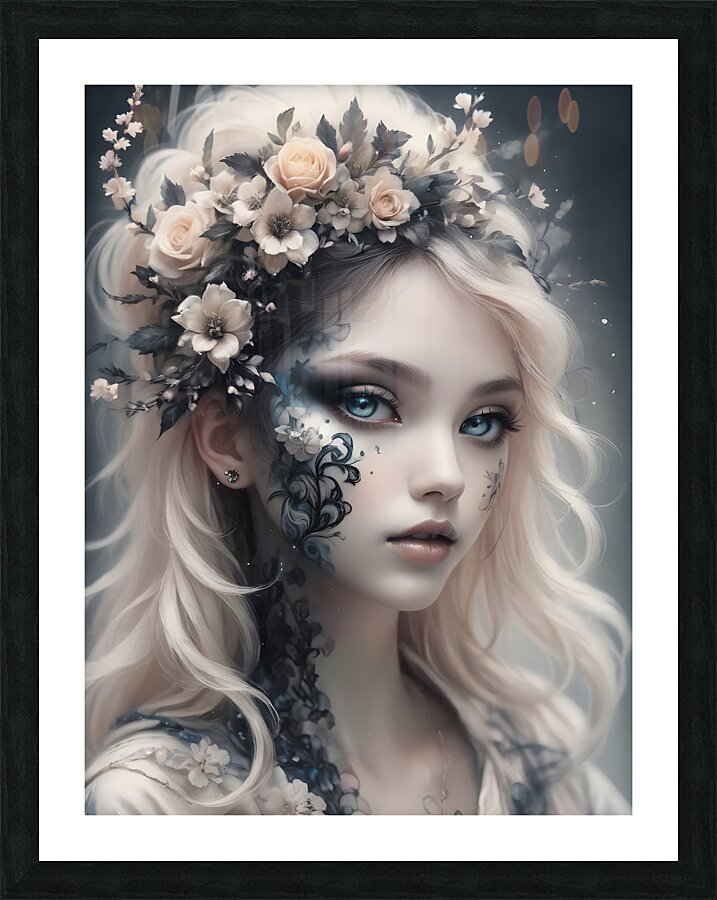 Black Makeup By ISHiSH Picture Frame print