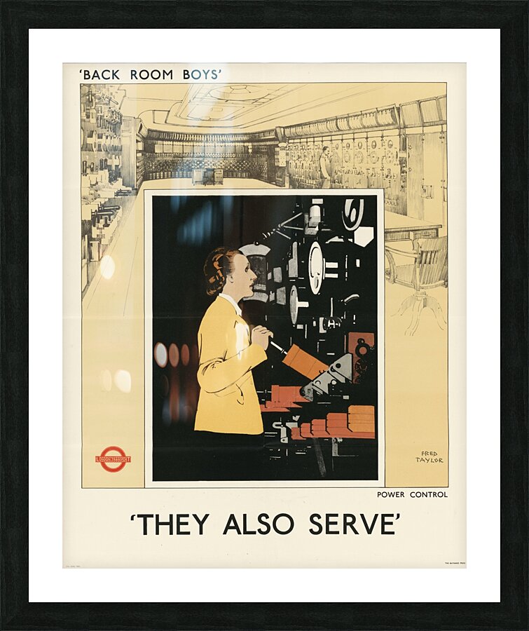 Back Room Boys’ They Also Serve – Power Control Picture Frame print