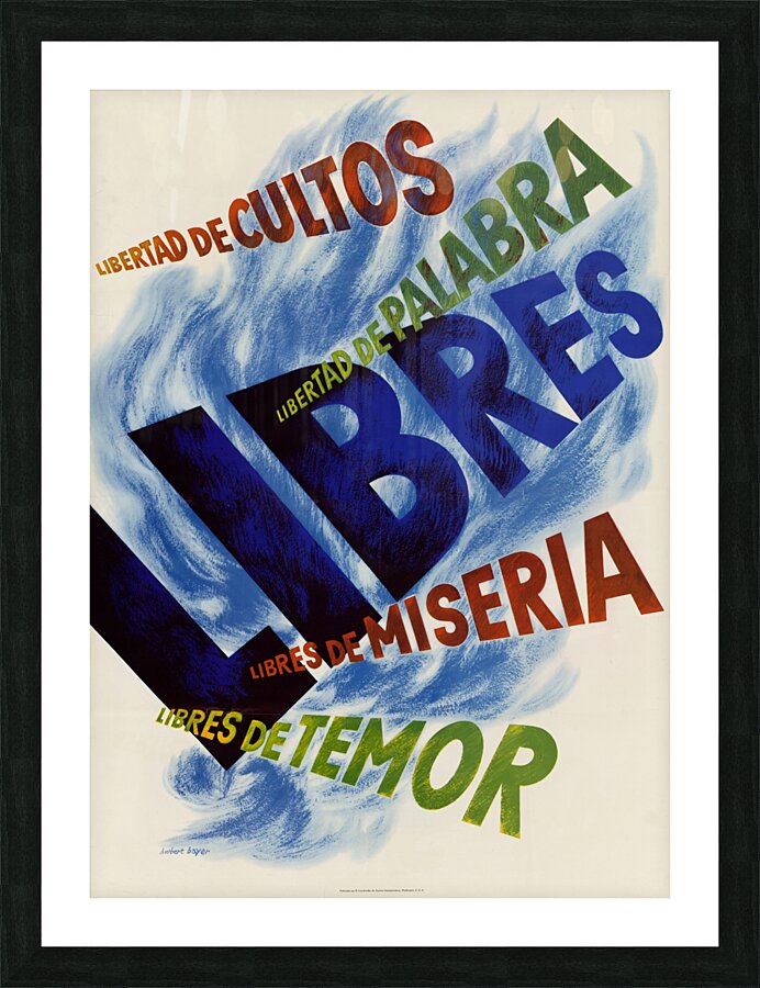 Libres Picture Frame print