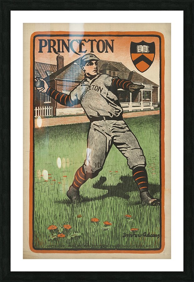 Princeton 1903 Poster by Bristow Adams American 1875 – 1956 Picture Frame print
