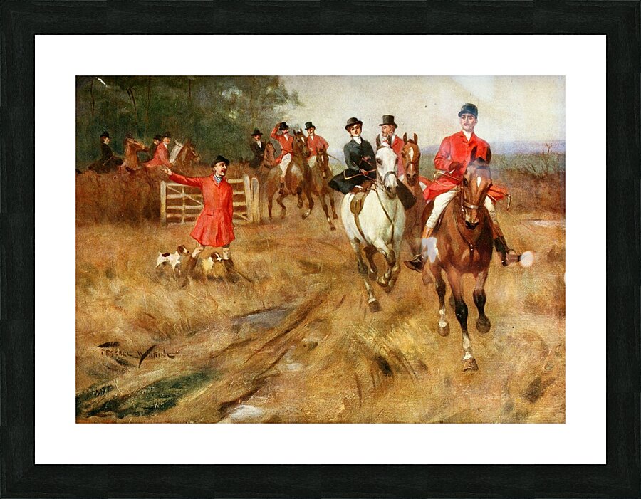 Viewed By The Runner Frederic Whiting English 1874–1962 Picture Frame print