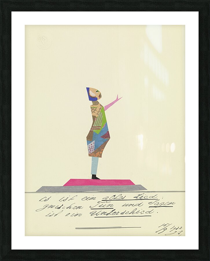 ‘Es ist ein altes Lied …’ 1932  My Pictures Become Wilder and Wilder By John Elsas Picture Frame print