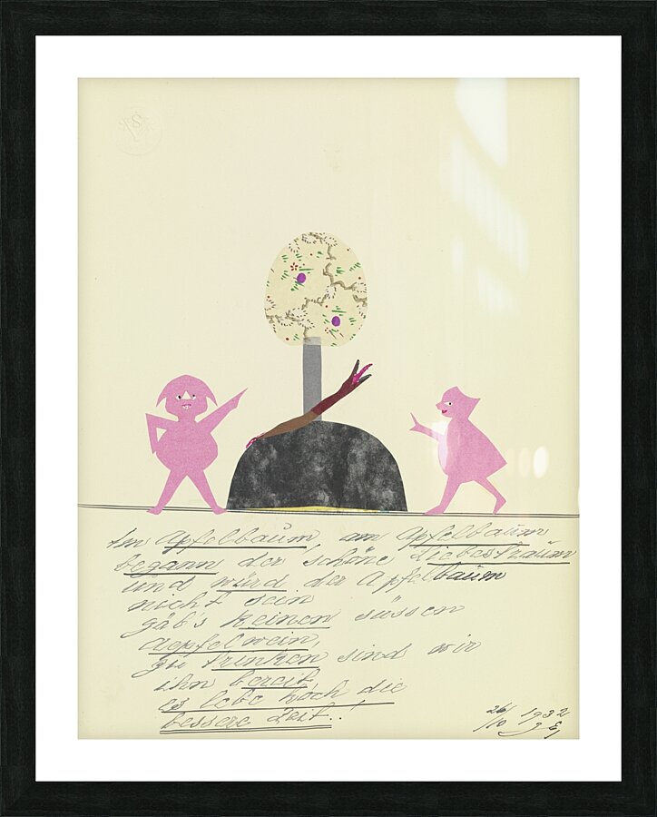 ‘Im Apfelbaum …’ 1932  My Pictures Become Wilder and Wilder By John Elsas Picture Frame print
