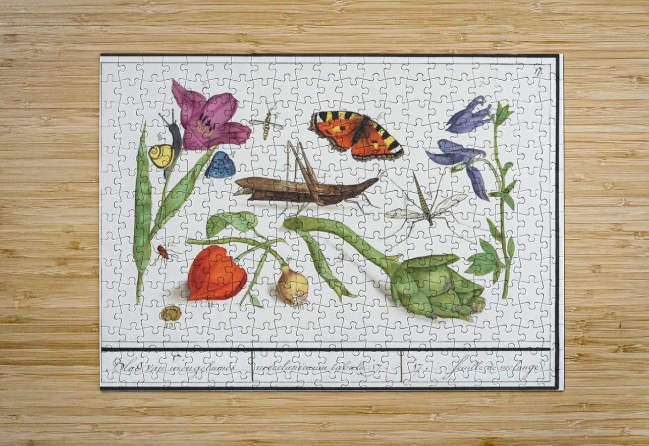 Nature ensemble in vintage style IStockHistory com Puzzle printing