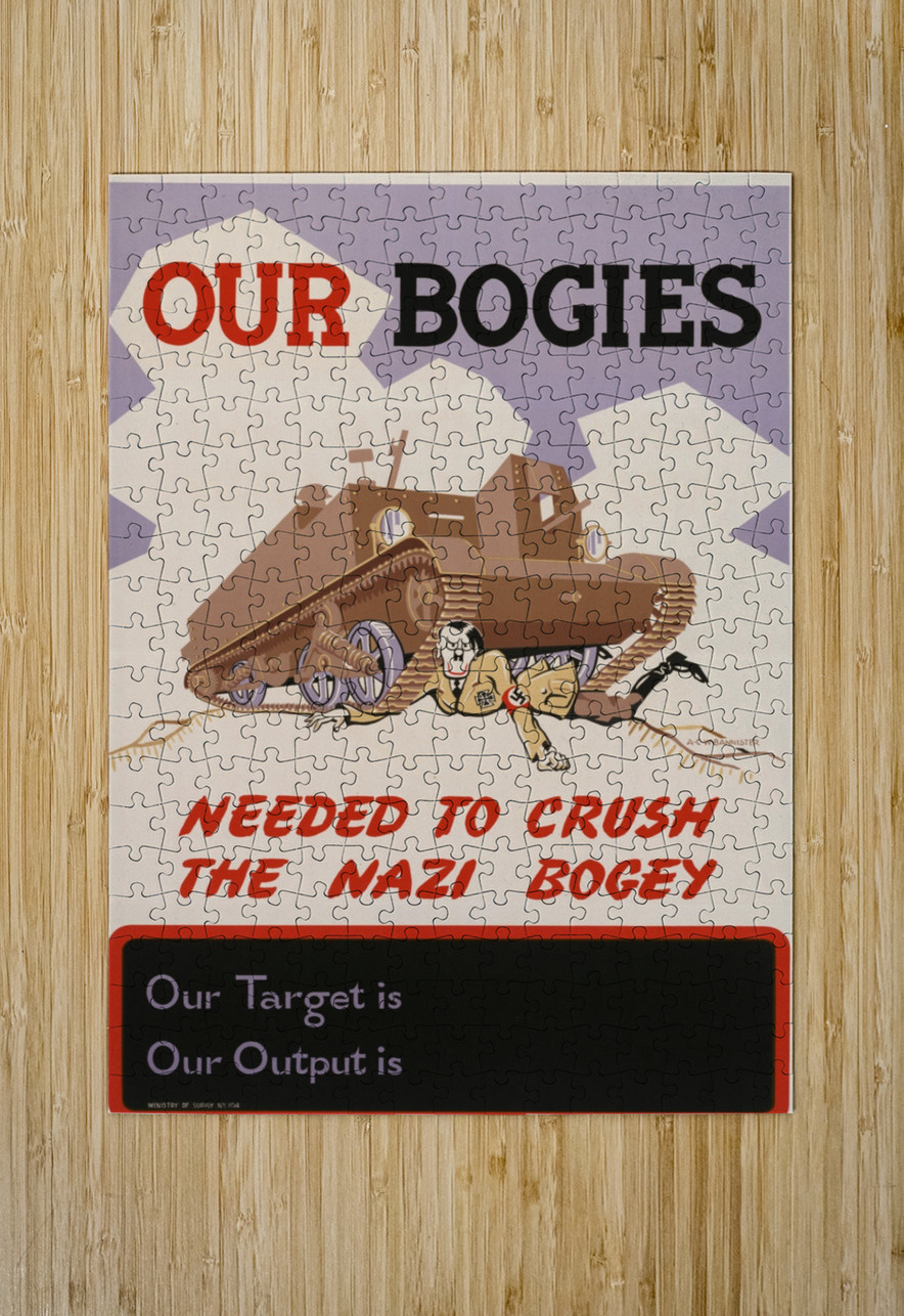 Our Bogies Needed to Crush the Nazi Bogey IStockHistory com Puzzle printing
