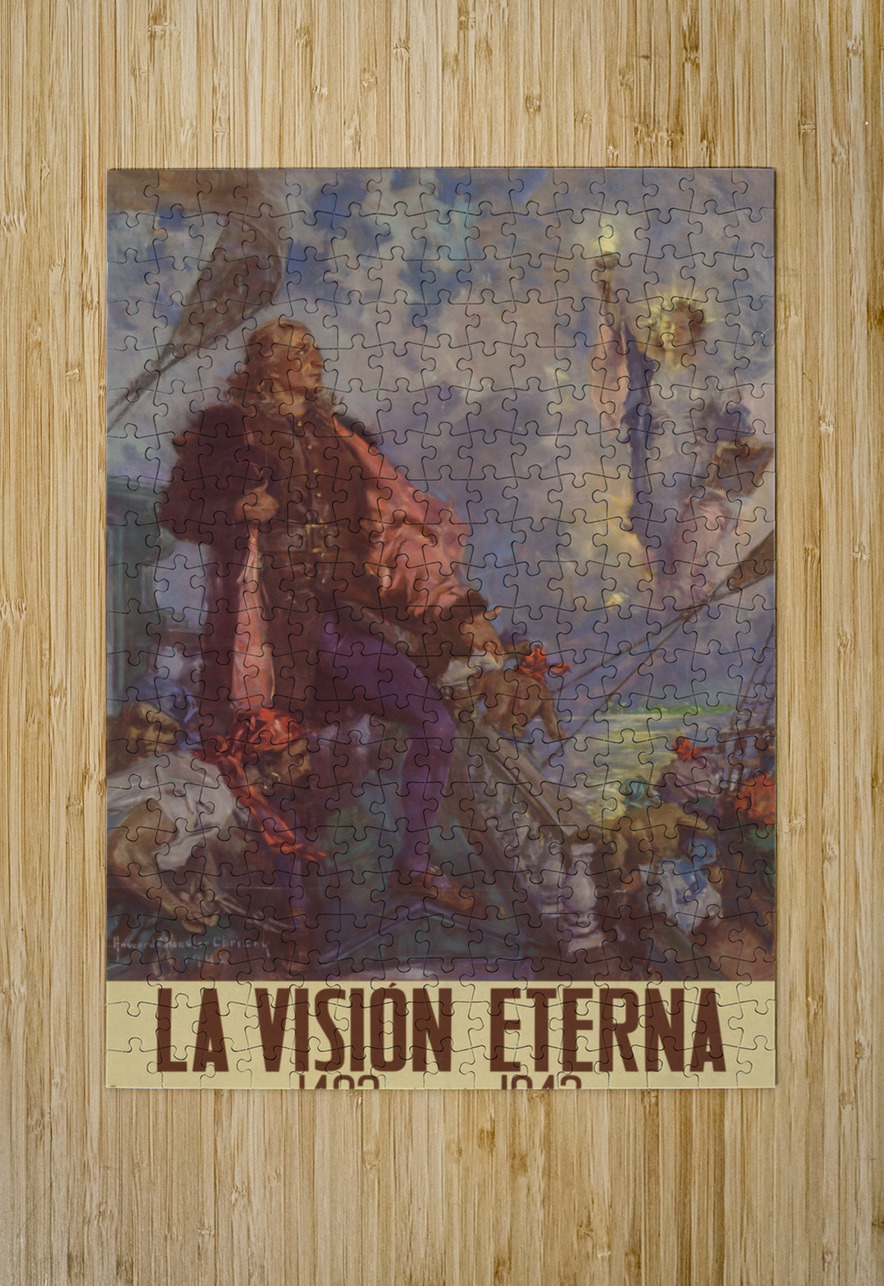 La Vision Eterna 1492…1942 IStockHistory com Puzzle printing