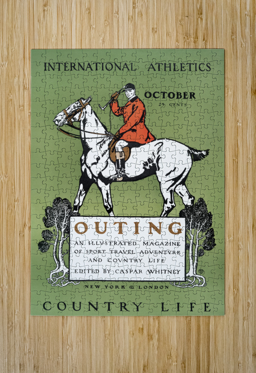 Outing ca. 1890-1907 by Edward Penfield IStockHistory com Puzzle printing