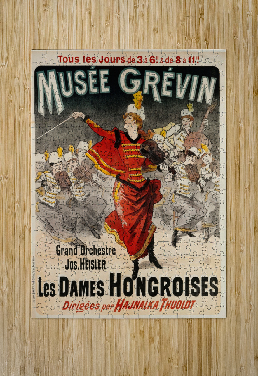 Les Dames Hongroise 1888 Poster by Jules Chéret IStockHistory com Puzzle printing