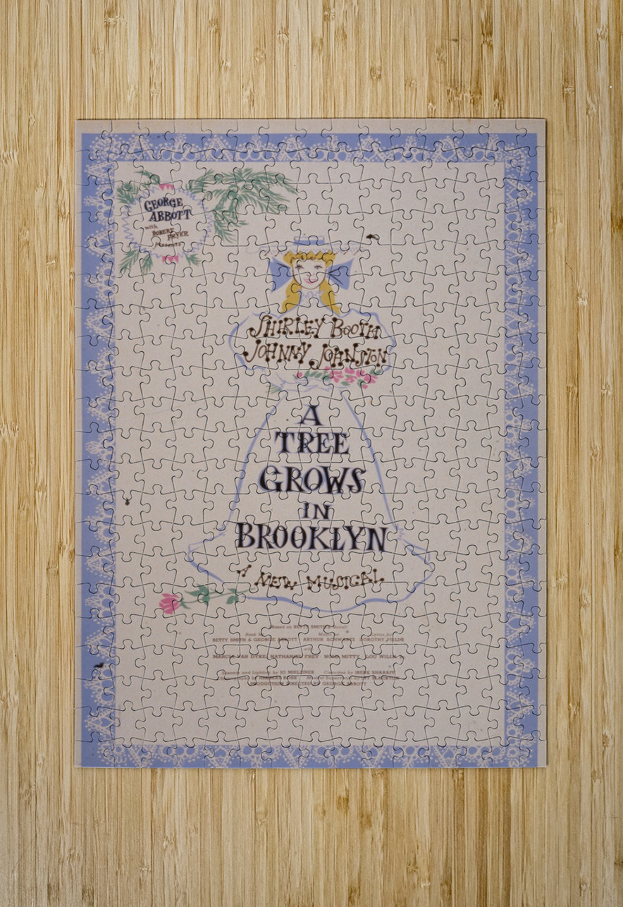 A tree grows in Brooklyn 1951 American 1905–1970 Artcraft Lithograph Poster IStockHistory com Puzzle printing