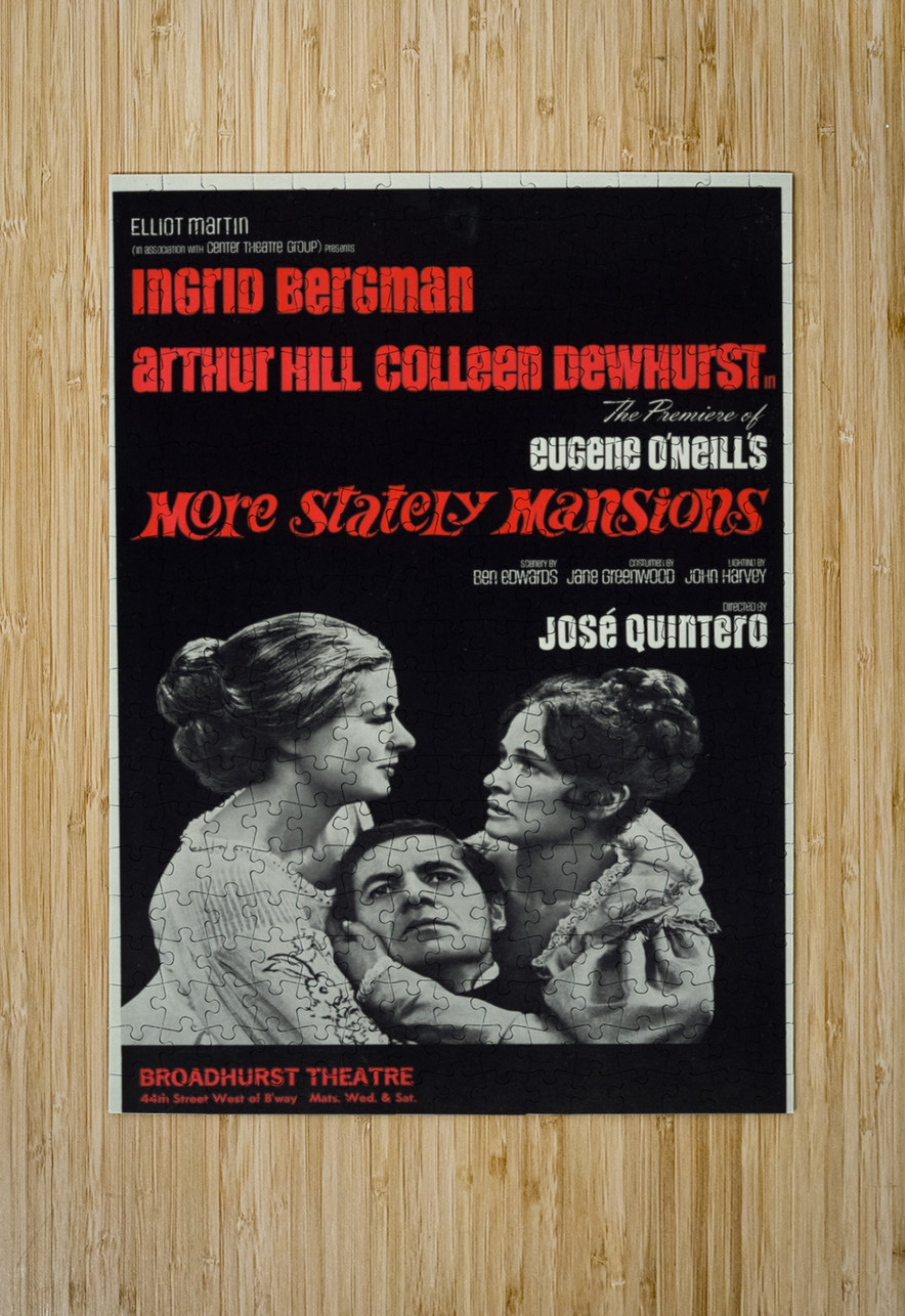 More Stately Mansions 1967 Artcraft Lithograph American 1905–1970 Poster IStockHistory com Puzzle printing