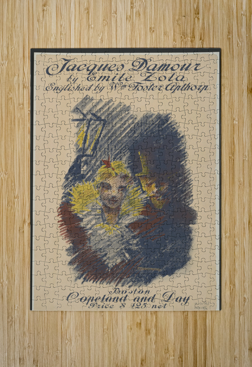 Woman and man 1896 print by Ethel Reed. IStockHistory com Puzzle printing