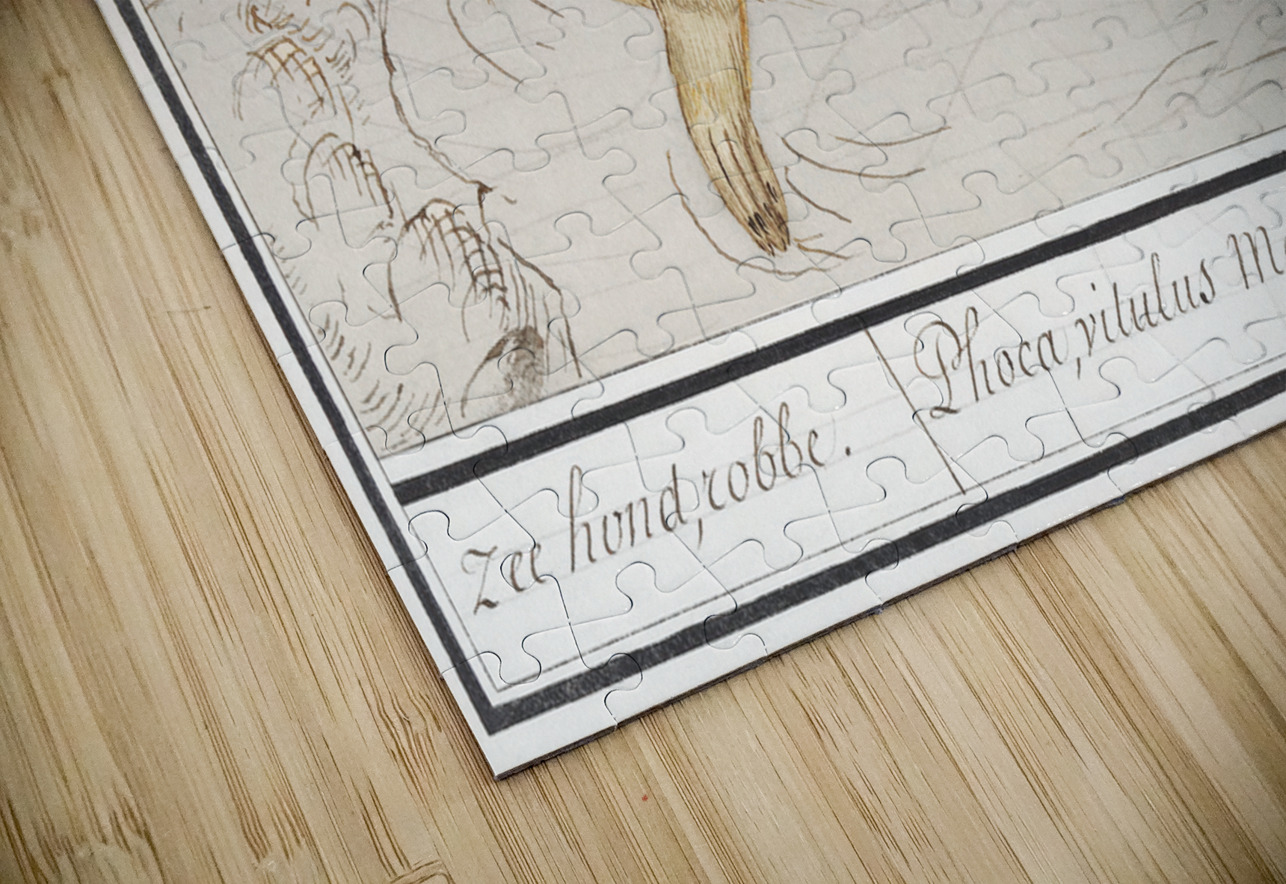 Seal in vintage style IStockHistory com Puzzle