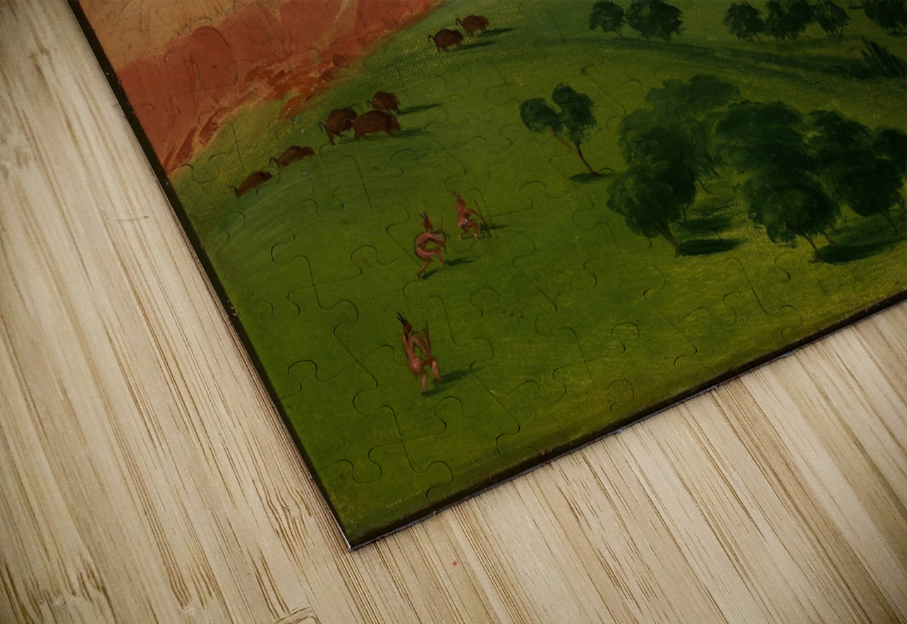 View In The Grand Detour 1900 Miles Above St. Louis 1832 IStockHistory com Puzzle