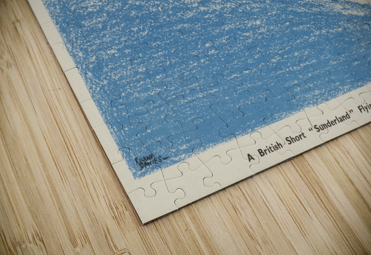 A British Short ‘Sunderland’ Flying Boat Patrolling the Sea Lanes IStockHistory com Puzzle