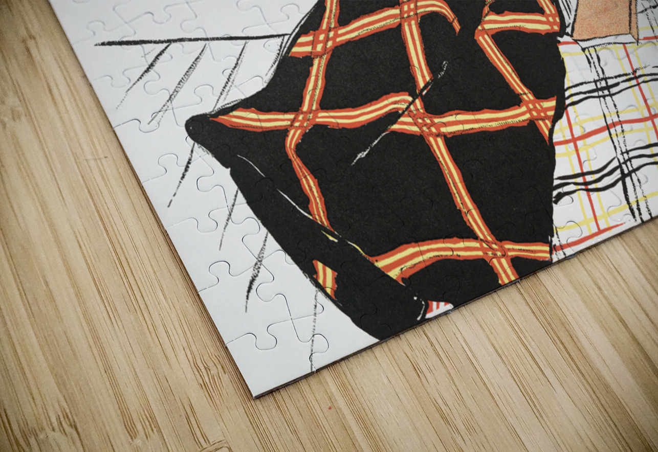 Man and woman sitting together 1897 by Edward Penfield IStockHistory com Puzzle