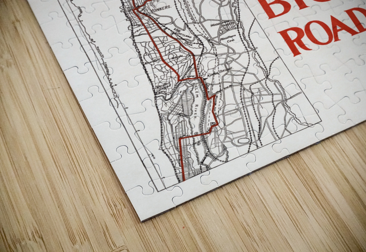 Bicycle road maps 1895 by Edward Penfield IStockHistory com Puzzle
