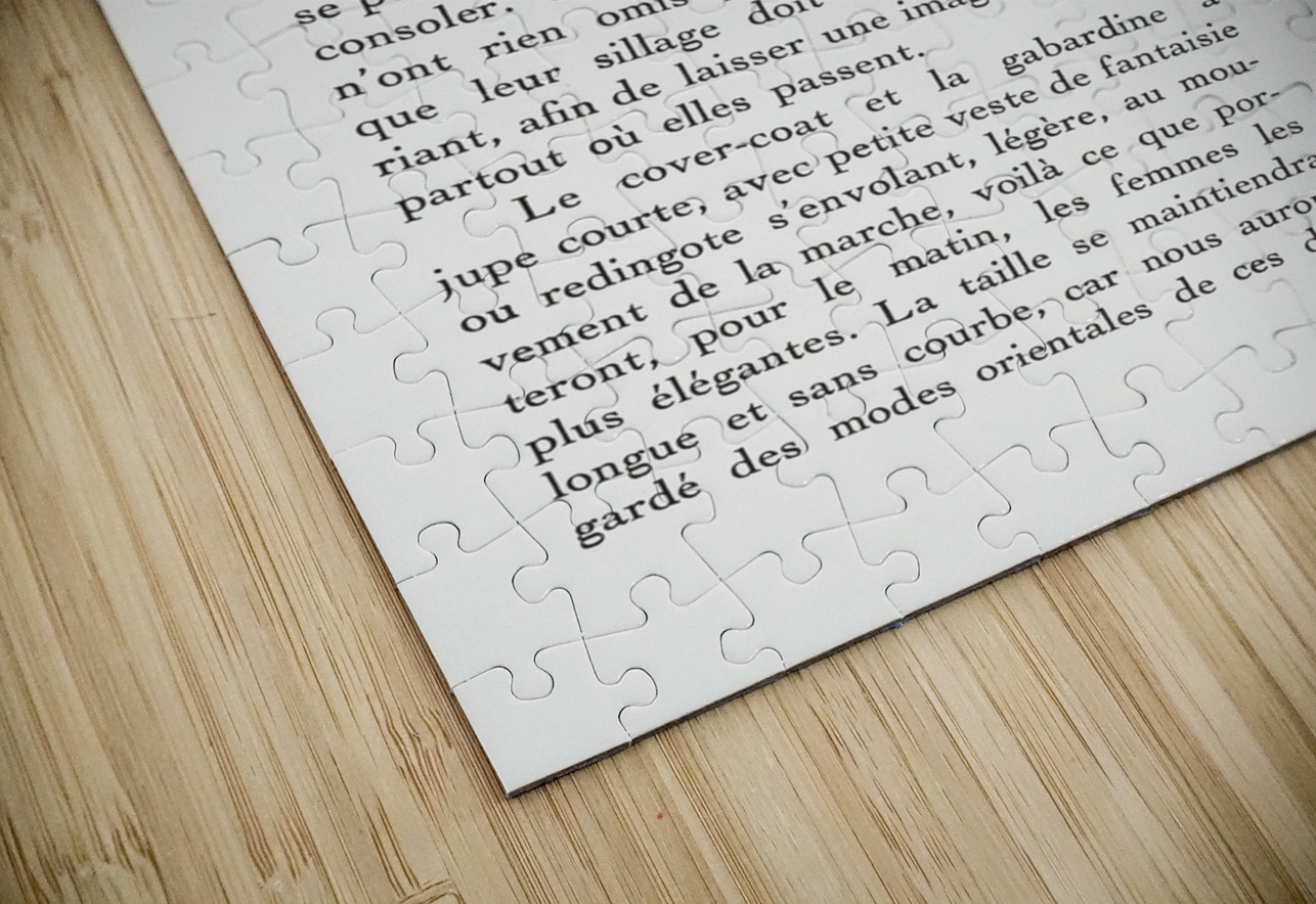 Autours Simples 1915 fashion illustration by George Barbier.  IStockHistory com Puzzle