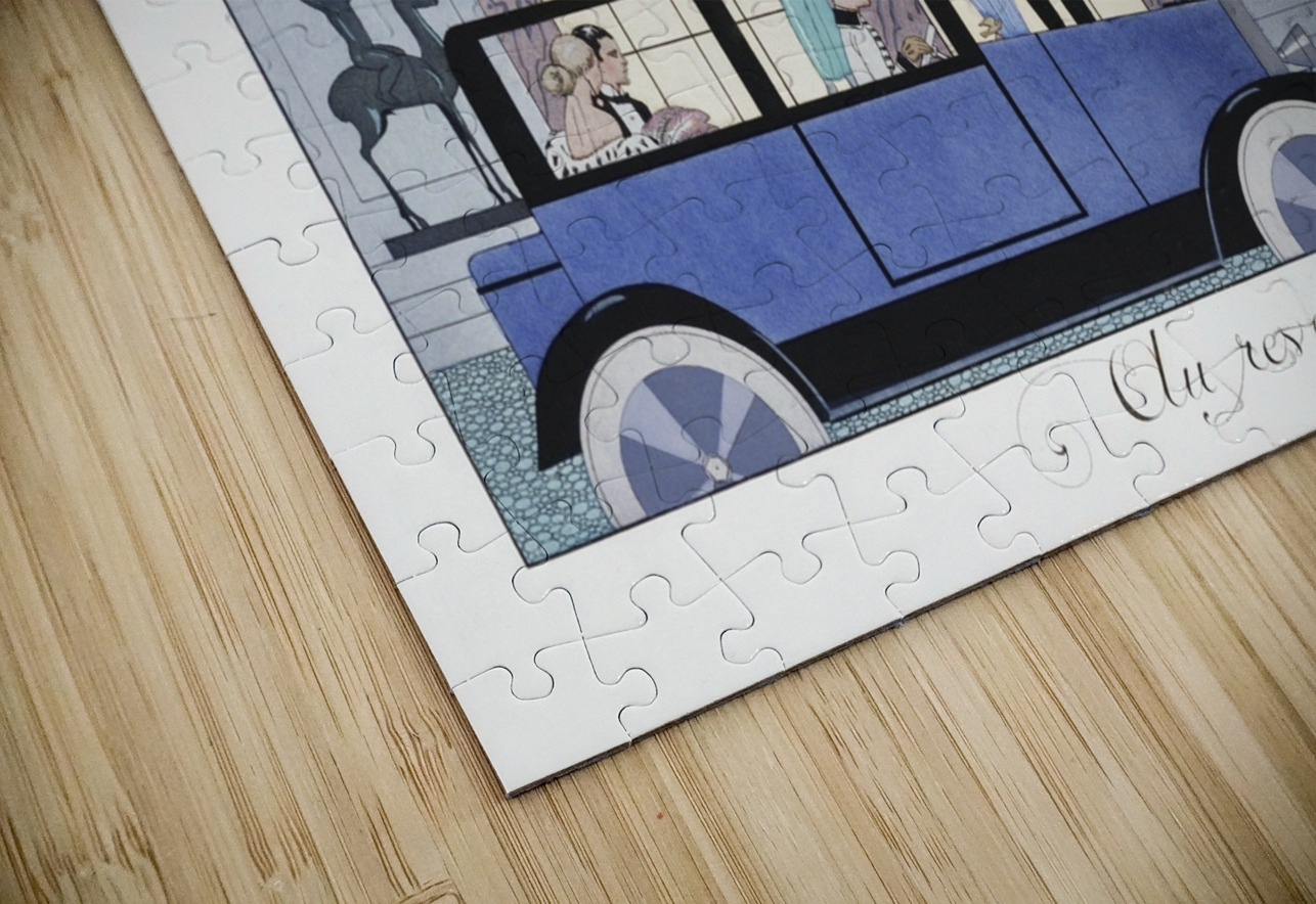 Au Revoir 1920 fashion illustration  by George Barbier. IStockHistory com Puzzle