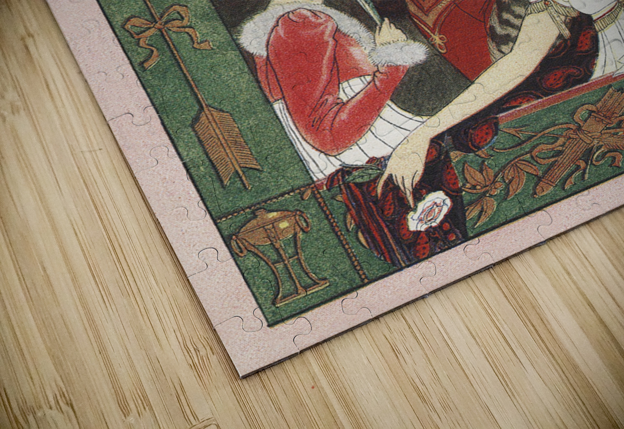 The Empire Theatre 1928 fashion illustration  by George Barbier. IStockHistory com Puzzle