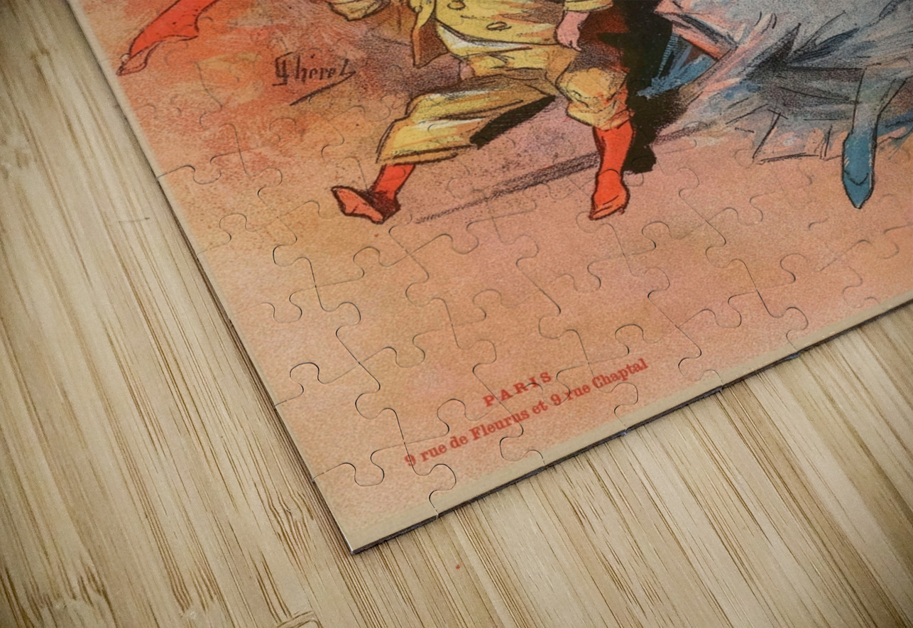 Paris Illustré Poster by Jules Chéret IStockHistory com Puzzle