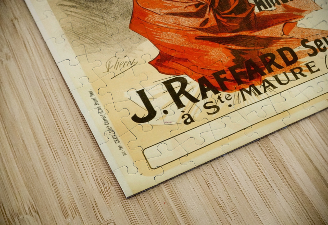 Kinia RaffardAmer Toni-Aperitif 1888 Poster by Jules Chéret IStockHistory com Puzzle