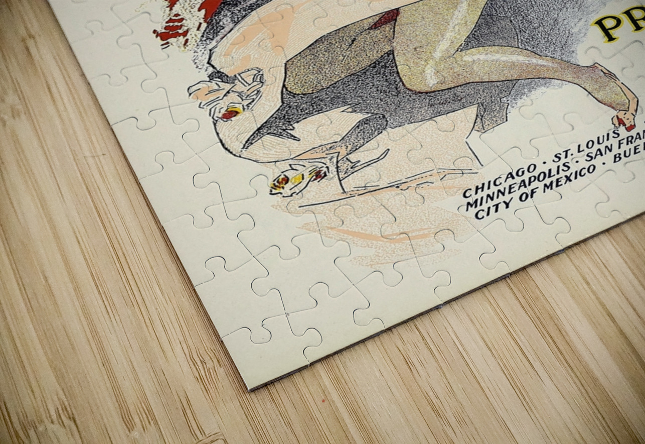 Ault and Wiborg Ad. 089 1890-1913 Poster by Jules Chéret IStockHistory com Puzzle