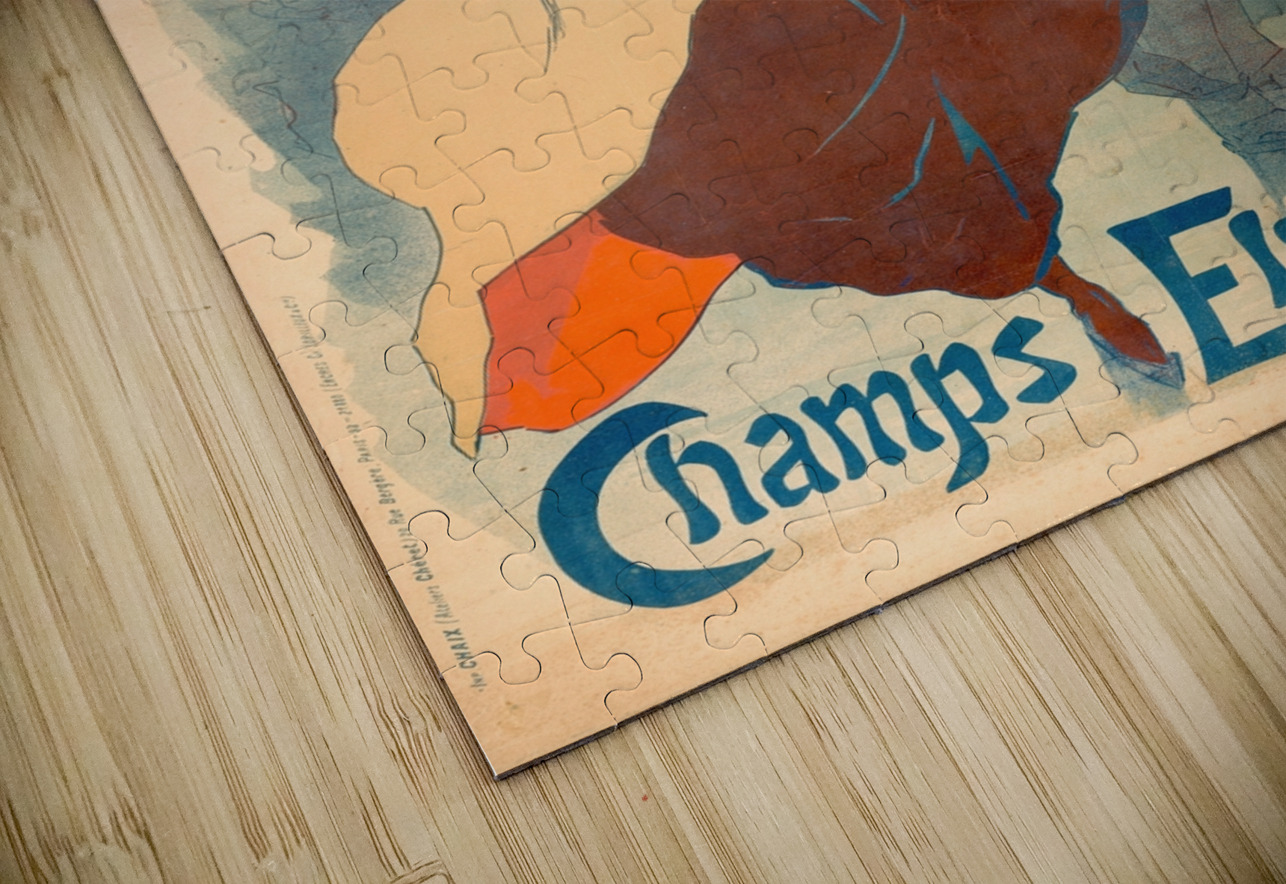 Ice Skating Rink 1893 Poster by Jules Chéret IStockHistory com Puzzle